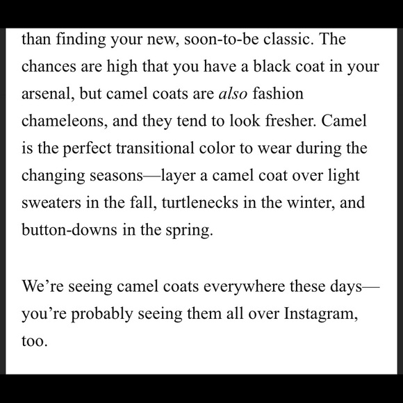 Olsen Collection Camel Double Breasted Duster - Picture 12 of 15